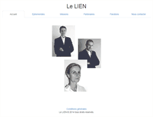 Tablet Screenshot of lelien.eu
